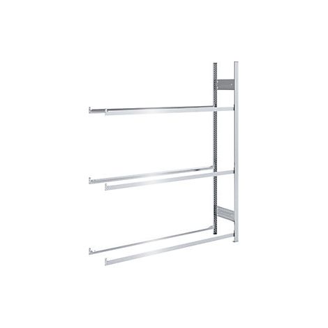 Reifenregal  Regalhöhe 2000 mm  Anbauregal  BxT 1510 x 435 mm