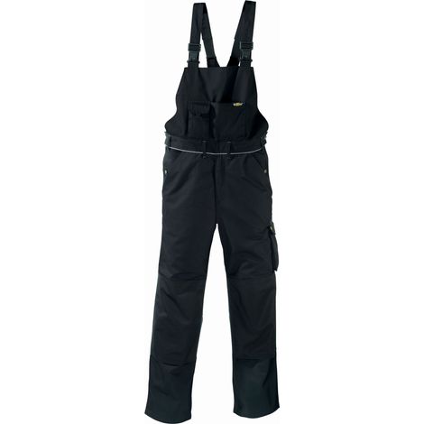 Canvas (320 g/m²) Latzhose AMAZONAS schwarz Größe 48 (1/4)