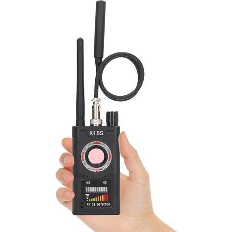 Détecteur de caméra cachée K18S 1MHZ-8000MHZ Bug Scanner de Signal sans Fil Détecteur de positionnement GPS Haute sensibilité Protecteur privé Natudeco (1/5)