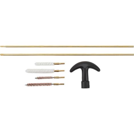 Kit de tige de nettoyage pour canon 4.5mm 5.5mm tube cuivre amovible portable poignée confortable brosse de nettoyage tir chasse (1/5)