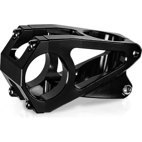 Potence Velo Potence VTT 31.8x45mm 8° Tige de Guidon Courte Haute résistance en Alliage d'aluminium Pont de vélo Course vélo de Descente/Potence de vélo de Route Rehausse Potence VTT (1/4)