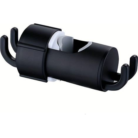 Support universel pour pommeau de douche avec 4 crochets pour barre coulissante, kit de support réglable pour barre de douche de 16 à 27 mm