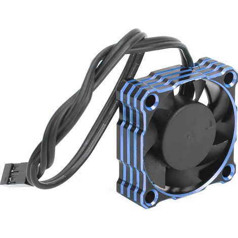 Ventilateur de Refroidissement de Voiture RC 16000 Tr/min  Haute Vitesse 30x30mm 5-9V Compact et Efficace (BLUE) (1/4)