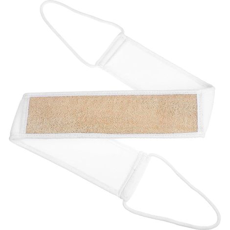 Set mit 2 Peeling-Rückenpads aus Naturstoff, angenehm in der Hand und leicht aufzuhängen, Badezimmeraccessoires für Damen und Herren (1/5)