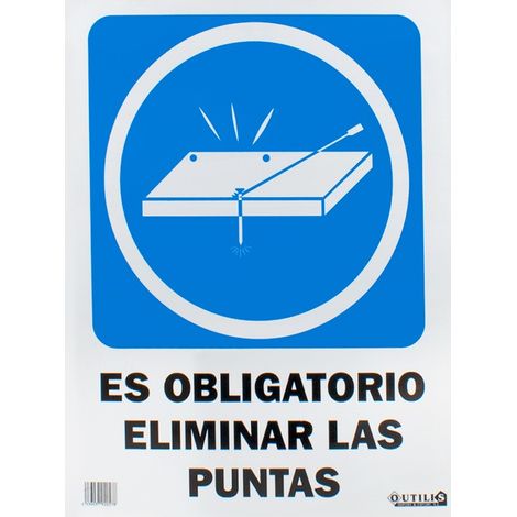 Panneau 40x30, enlèvement obligatoire des pourboires, PVC haute qualité et haute visibilité - SÉCURITÉ
