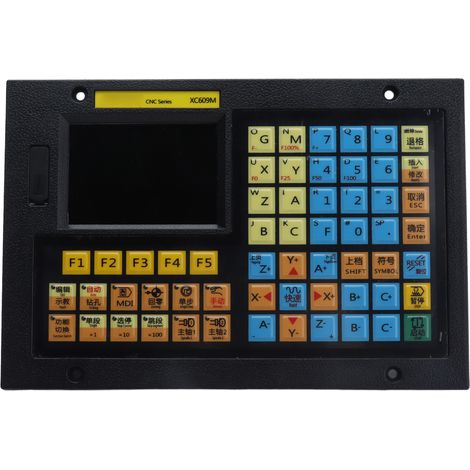 Contrôleur CNC 4 Axes avec Écran LCD 3,5 Pouces, Système de Commande pour Fraisage et Perçage, Alimentation 24V DC, Machine à Liaison Multi-Axes (1/5)