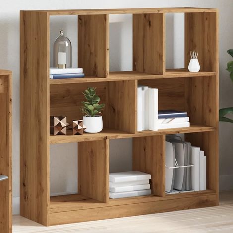 vidaXL Bücherregal Eiche handgefertigt 97,5x29,5x100 cm Holzwerkstoff