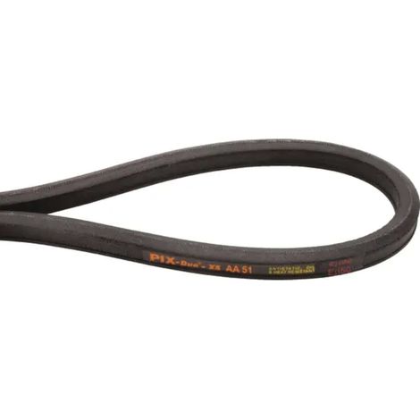 Courroie trapézoïdale universelle AA51 12,7mm x 1313,4mm en caoutchouc acrylonitrile-chloroprène [NCR] norme ISO 5289 Tondeuse Tracteur Distribution Poulie Jardin Parc Entretien Réparation (1/3)