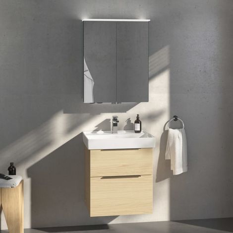 Villeroy & Boch Taro Waschtisch mit Unterschrank und LED-Spiegelschrank 60 cm (1/5)