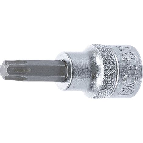 BGS Bit-Einsatz Antrieb Innenvierkant 10 mm (3/8") T-Profil (für Torx) T40 - 2546 (1/3)