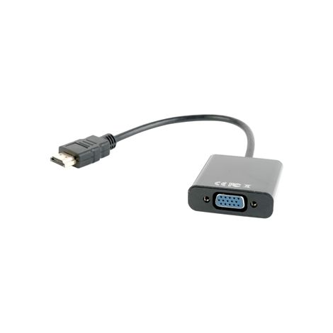 ADAPTADOR GEMBIRD HDMI A VGA HEMBRA CON 3,5MM AUDIO 0,20M