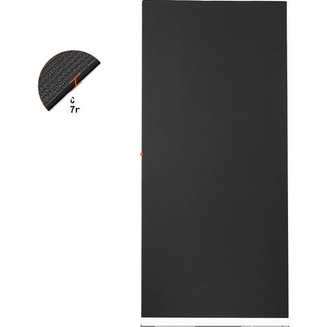 Esterilla de ejercicios antideslizante de PVC de alta densidad, 3,65 x 1,83 m (12 x 6 pies) (1/2)