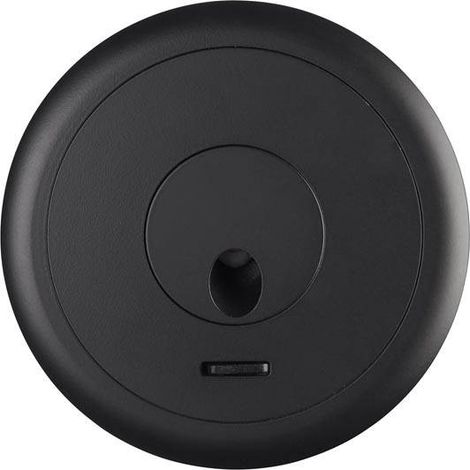 Leds-C4 Radar - Applique LED a filo muro nero opaco 380lm 3000K (1/2)