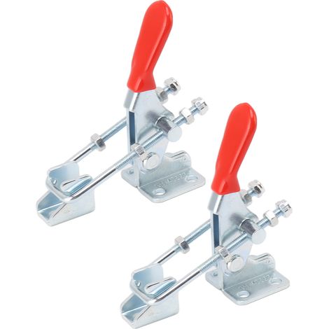 Lot de 2 Serre-joints à levier réglables GH 40323, bride de traction robuste, pince de maintien ajustable (1/5)