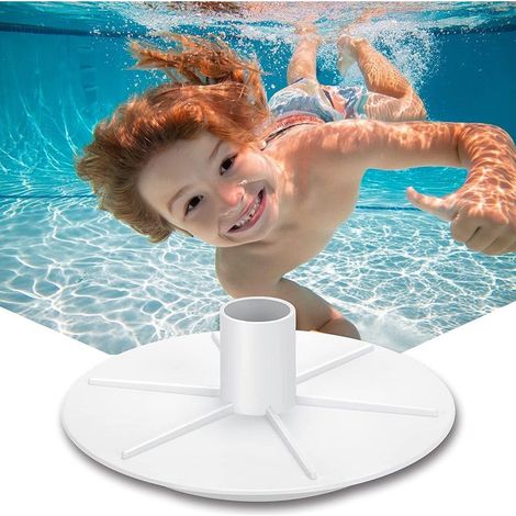 Plaque d’aspiration 8 pouces pour skimmer – Compatible Pentair S15 et S20 – Raccord de nettoyage manuel piscine (1/4)