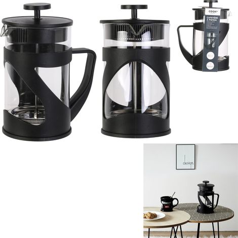 Cafetiere A Piston - COOK CONCEPT - Noir - 80cl - 7 Tasses (1/5)