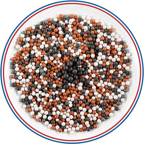 Recharges Filtre Douche Universel – Lot 2 Sachets de Billes Minérales (4 Types de Minéraux Filtrants) - Anti Calcaire & Anti Chlore – Compatible Pommeau Douche – Eau Adoucie & Purifiée (1/5)