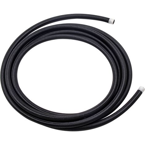 AN8 8AN 16Feet Steel Nylon Braided Oil Fuel Line Hose End Kit rebuilding parts (1/5)