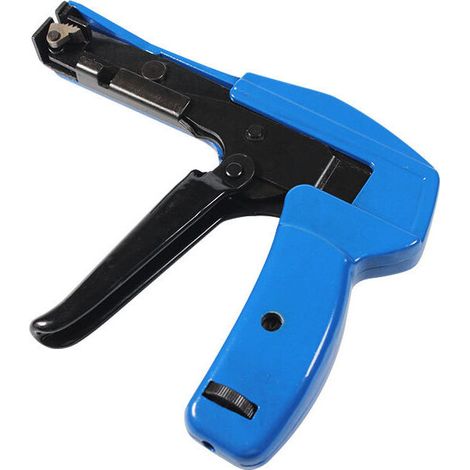 SABIR Pistolet à attache de câble,pistolet à attache à glissière professionnel, outil de fixation et de coupe de fil de câble, installation et coupe d'attaches en nylon en plastique (1/5)