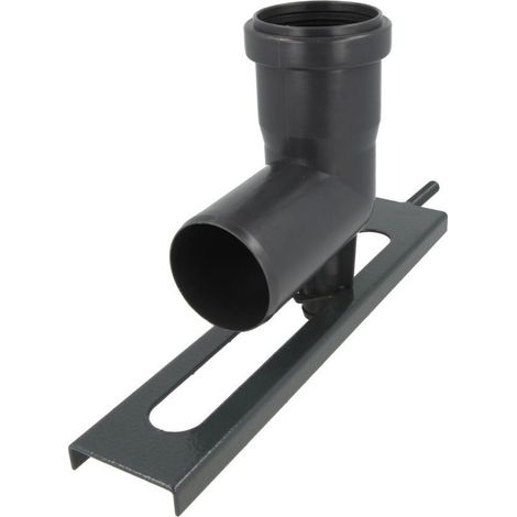 Coude 87° avec pied de support Ø 110 mm