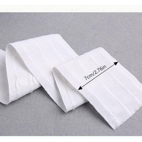 Retail new 10-meter curtain lining, 7cm wide white blackout curtain hooks and fabric accessories. (1/5)