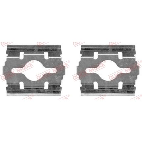 Kit d'accessoires, plaquette de frein à disque Quick Brake 109-1657 CITROËN