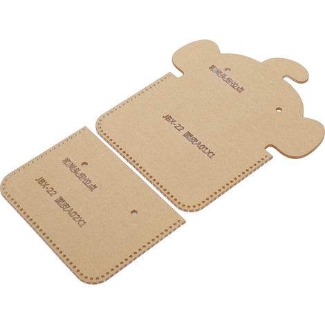 gabarits en acrylique pour porte-monnaie, porte-monnaie fait main, motif éléphant, outils de bricolage (1/5)