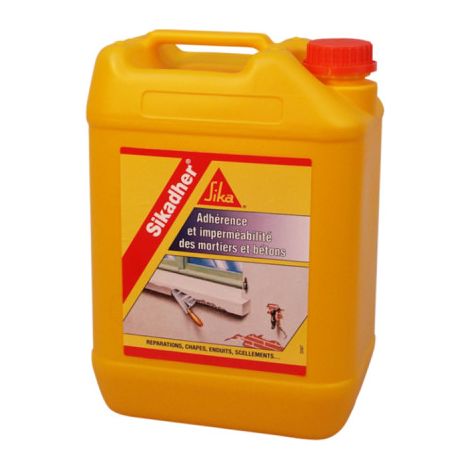 Aditivo adhesivo e impermeabilizante para morteros - SIKA Sikadher - Blanco - 2L