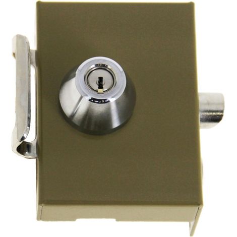 Picard – Serrure électrique 3 points TRIDENT KABA droite tirage or – Sécurité renforcée – Finition or – Pour porte 45 mm d'épaisseur (1/3)