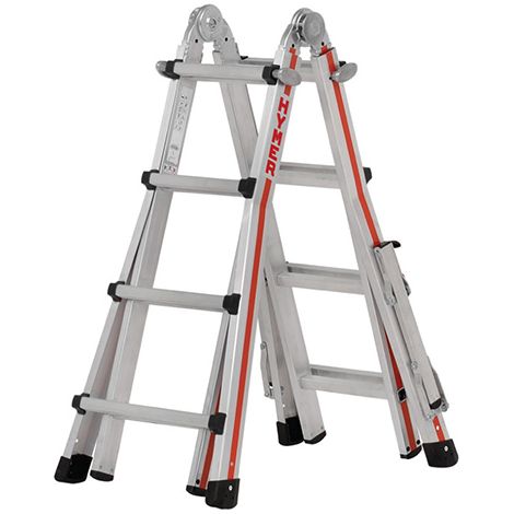 Teleskopleiter 4x4 Stäbe - maximale Arbeitshöhe 3.00m - 814216