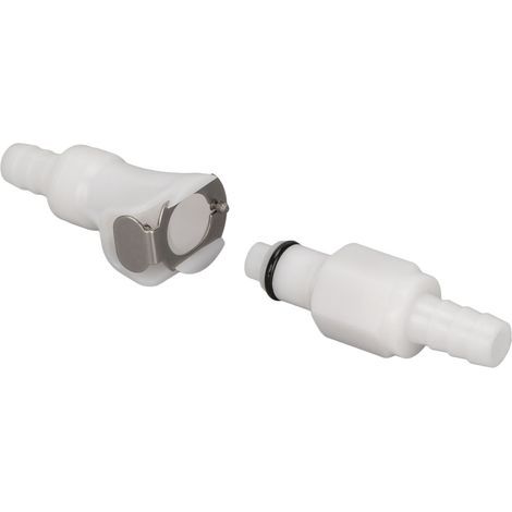 Connecteur rapide pour refroidissement liquide d'ordinateur, deux extrémités déconnectées, longueur 85 mm, matériau POM, diamètre 9,25 mm. (1/5)