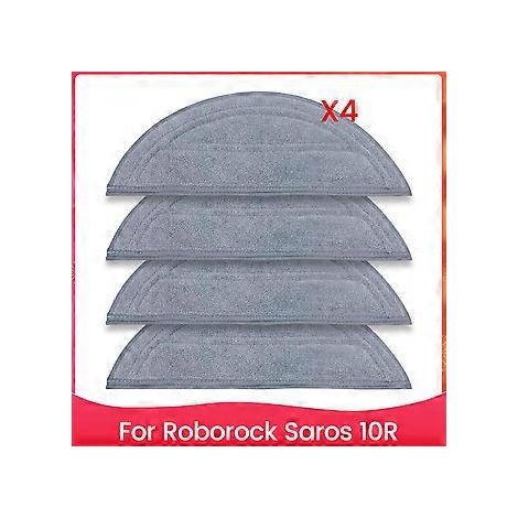 Lingettes de rechange lavables pour aspirateur robot Roborock Saros 10R, lingettes en microfibre pour balai à franges P (1/5)