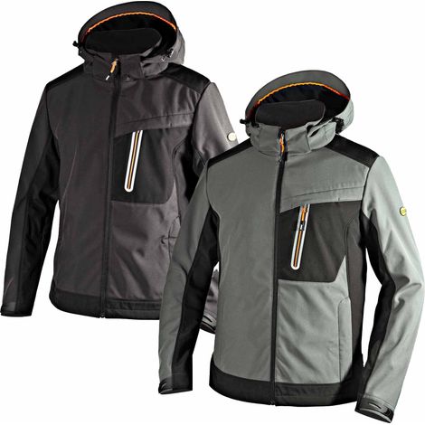 Chaqueta Diadora Softshell con tecnología de carbono