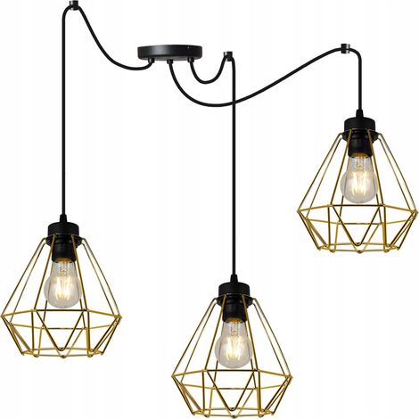 LAMPADA A SOSPENSIONE MODERNA ED ELEGANTE CON PARALUME IN METALLO (1/5)