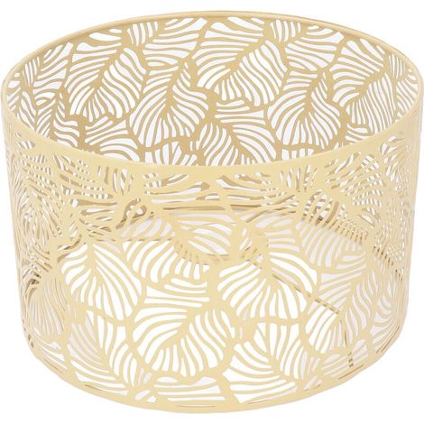 Abat-jour lumière abat-jour moderne Style Simple décoration de la maison pour E14 E27 ampoules couleur or (1/4)