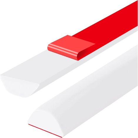 Seuil de douche 100 cm blanc - Bande antidérapante et étanche autocollante