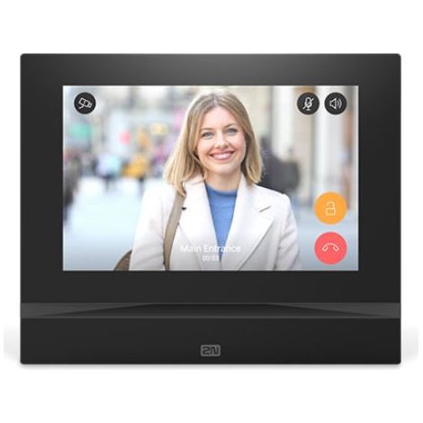 2N Indoor View Wi-Fi Video-Zugangssystem 17,8 cm (7") Schwarz