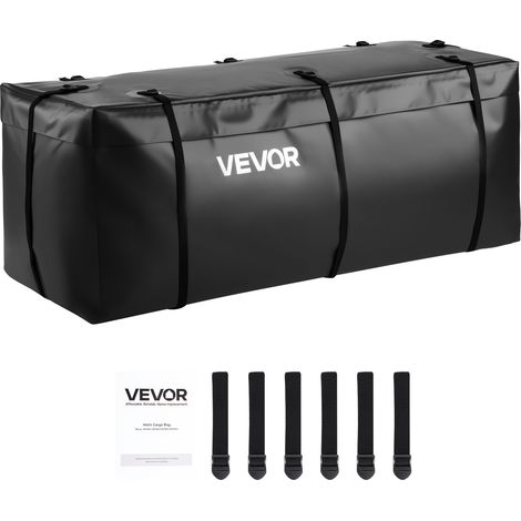 VEVOR Sac de transport pour attelage, PVC 840D impermeable, 0,566 m³, sac de rangement deattelage robuste pour benne du camion avec 6 sangles renforcees pour la plupart des SUV, camions, fourgonnettes