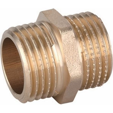 NIPLEX RACCORDO DRITTO M-M OTTONE 1/2 tubi estensibili Gialli IMPIANTO CUCINA