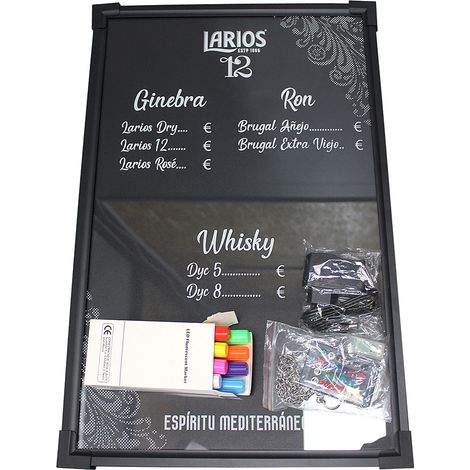 Precios larios board 12 luminous led rgd color change with remote 60x3x40cm - spazioluzio (1/5)