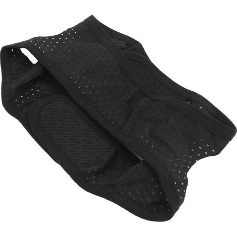 Mentonnière anti-ronflement unisexe en maille respirante, ceinture de soutien de la mâchoire (noire)