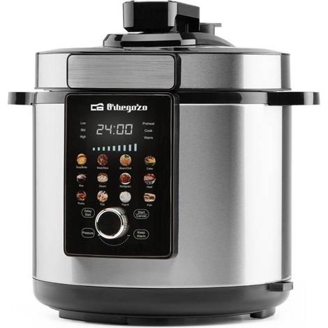 Orbegozo HPE 6500 Olla Eléctrica Programable Inox 6L