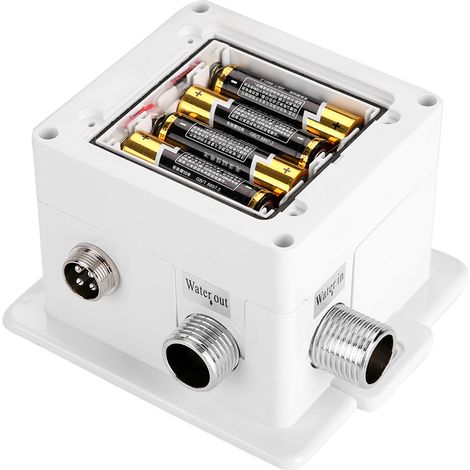 Lavabo électronique automatique sans contact avec robinet d'eau chaude et froide activé par le mouvement (1/5)