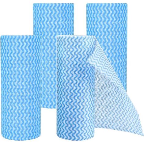 Panni da cucina, panni da cucina multifunzionali riutilizzabili in tessuto non tessuto, panni per la casa e panni per la pulizia della cucina (blu) (1/4)