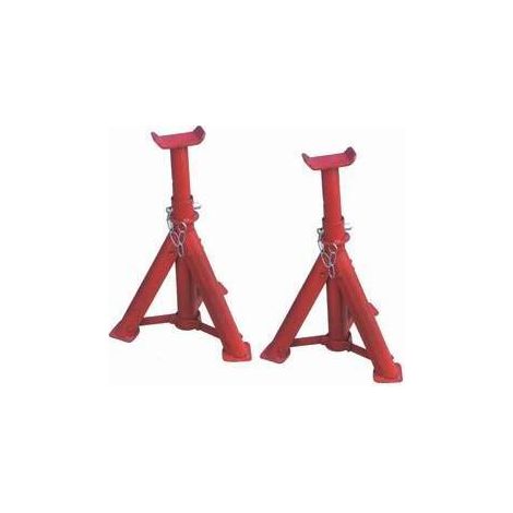 Cavalletti/Jack stand professionali pieghevoli 2 pz per auto/autoveicoli 2T/2000kg