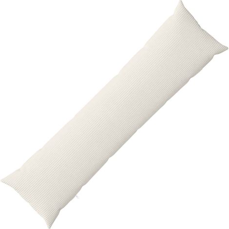 Kissenbezug HEERLEN Creme 40 x 145 cm Cord vidaXL (1/5)
