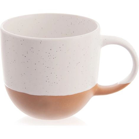 Mug en céramique blanche, 290 ml, compatible lave-vaisselle et micro-ondes (1/5)