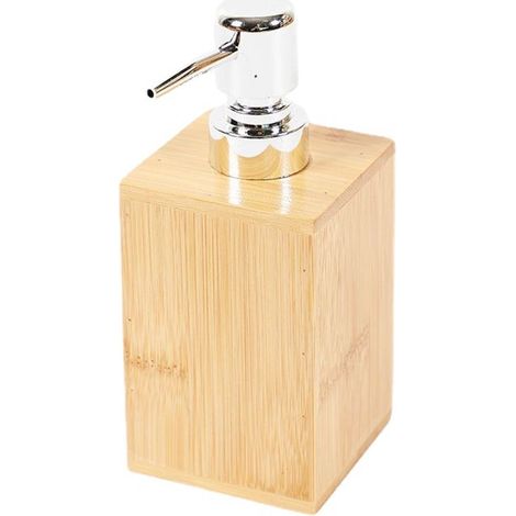 Accesorios de baño de bambú para hoteles, dispensador de jabón, jabonera doméstica, botella para gel de ducha y champú.