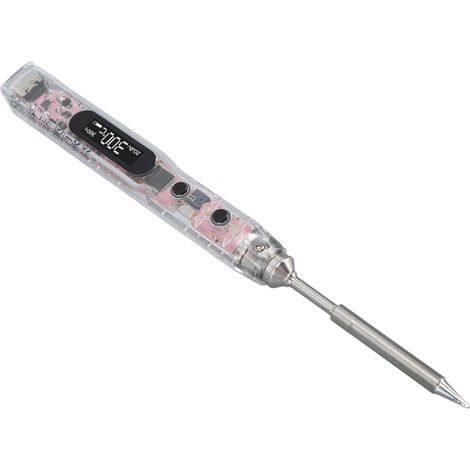 Kit de fer à souder électrique à température constante avec affichage numérique et tête TS B2 DC12V‑25V (1/5)