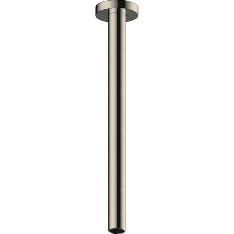 RAK Ceiling Mounted Shower Arm 300mm Length - Brushed Nickel (1/2)